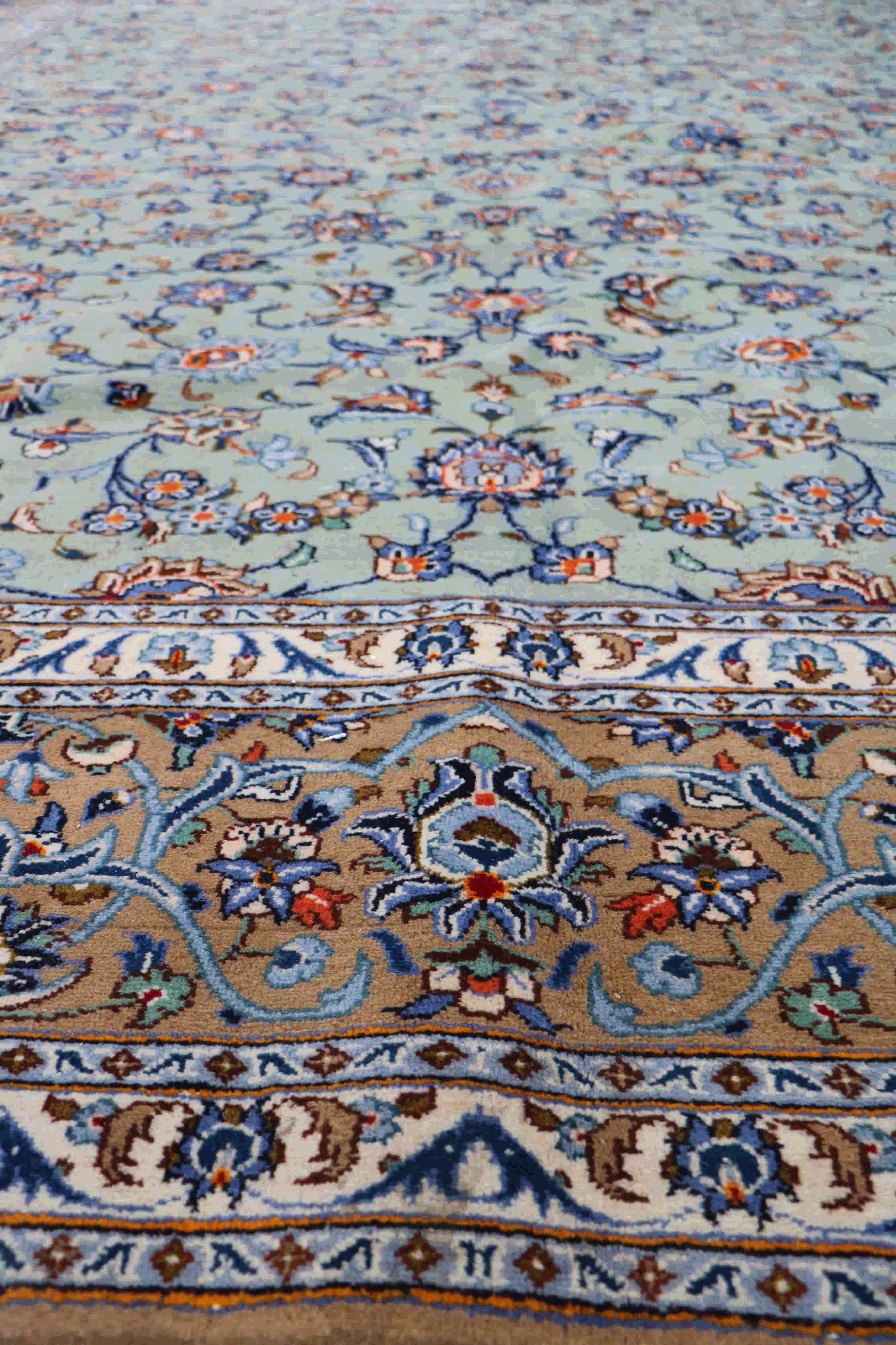 9335 Handmade Authentic Persian Kashan 440x310cm - Rugoutlet