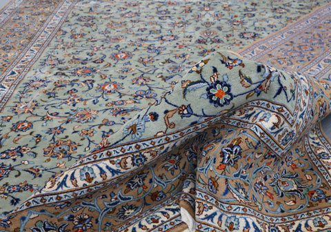 9335 Handmade Authentic Persian Kashan 440x310cm - Rugoutlet