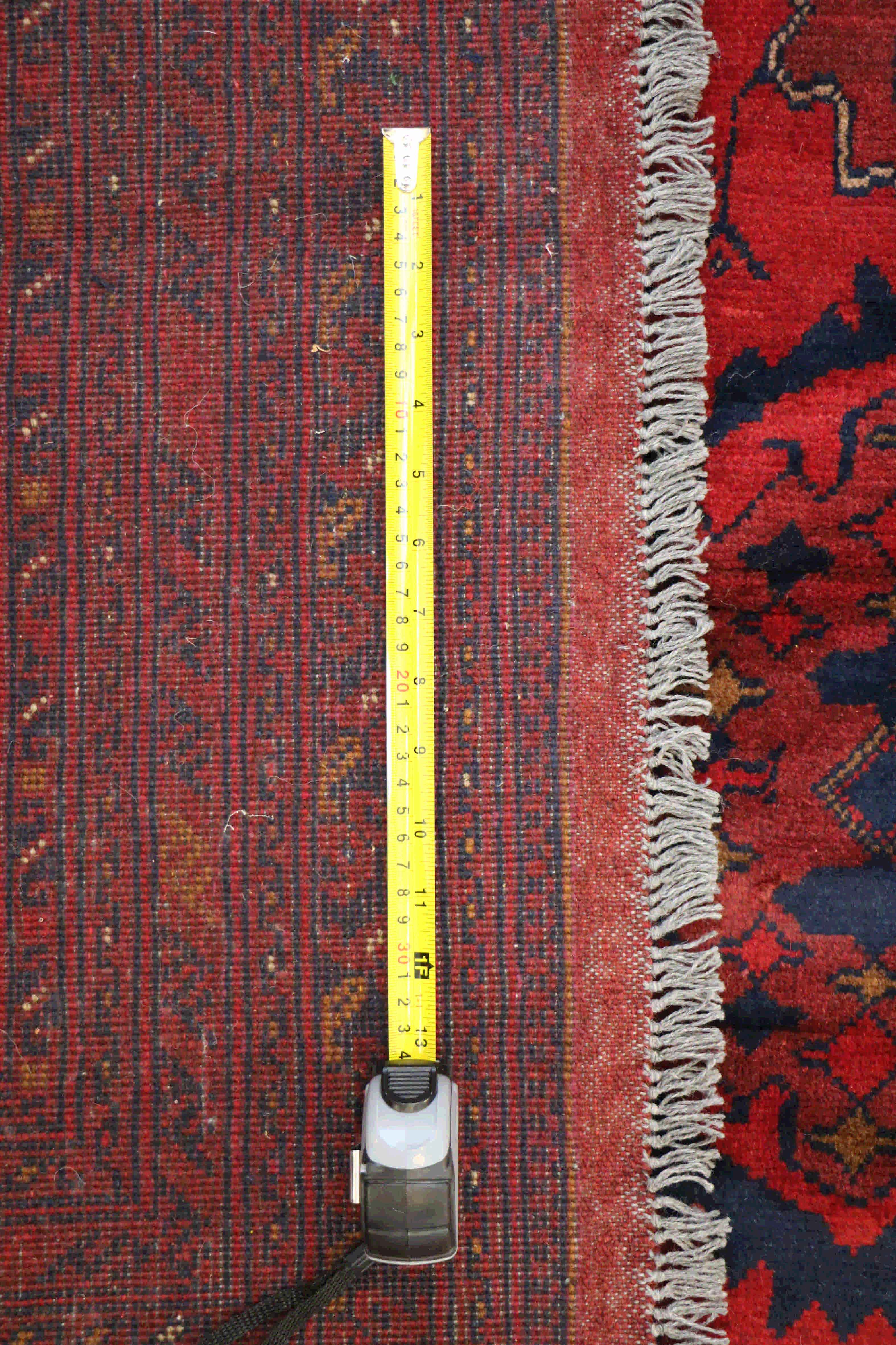 Finely woven afghan khan rug 346 x 242 cm