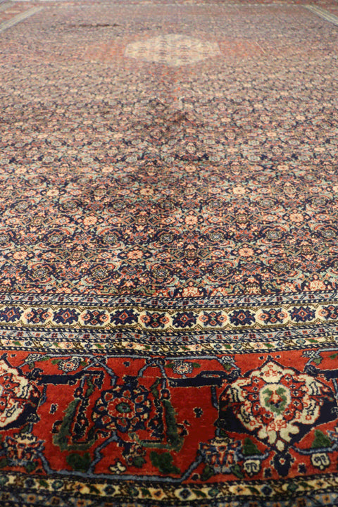 409x305cm Old Persian Tabriz-9342 - Rugoutlet