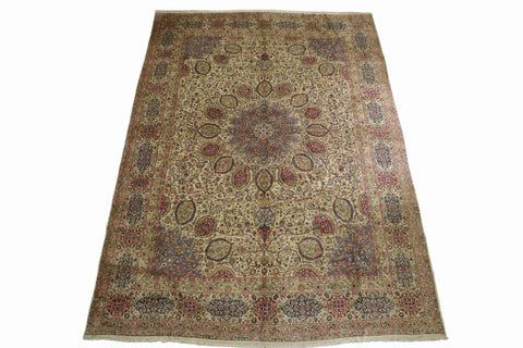 486x360cm Old Persian Kerman-9349 - Rugoutlet