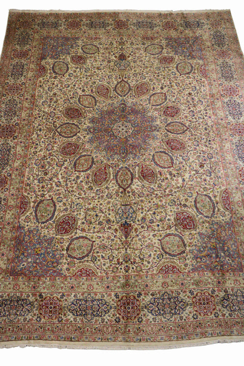 486x360cm Old Persian Kerman-9349 - Rugoutlet