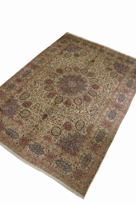 486x360cm Old Persian Kerman-9349 - Rugoutlet
