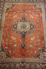 9354 Authentic handmade old Persian Kashan 438 x 318cm