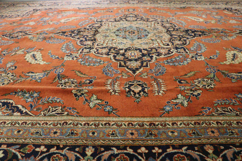 9354 Authentic handmade old Persian Kashan 438 x 318cm - Rugoutlet