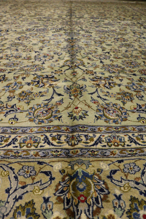 Persian Handmade Kashan 417 x 324 cm - Rugoutlet